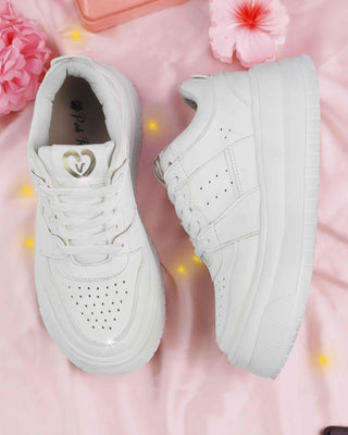 Tenis de Suela Gruesa con Corazón en la Lengua