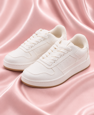 TENIS BLANCOS DE SUELA PLANA
