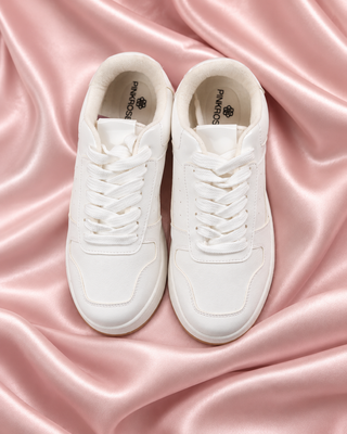 TENIS BLANCOS DE SUELA PLANA