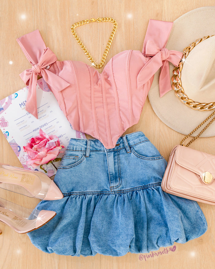 Crop Top Vestidos De 15 Rosa Y Blanco Vestidos De 15 Años Rosa