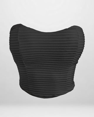 CROP TOP COPAS STRAPPLE LINEAS TEJIDAS