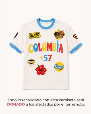 CAMISETA COLOMBIA +57 CHEVERE