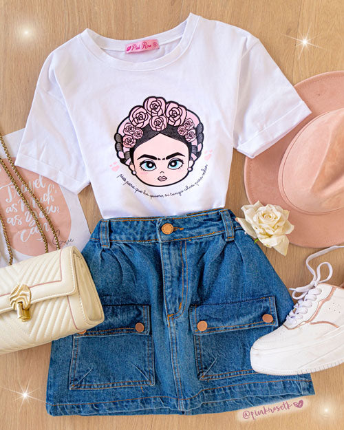 Camiseta blanca frida