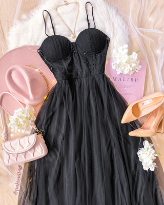 Vestido negro de Tul magia