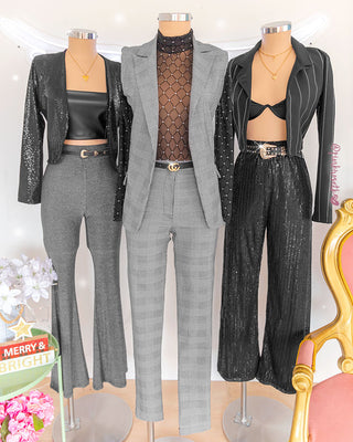 SET DE CUADRITOS PANTALON Y CHALECO.