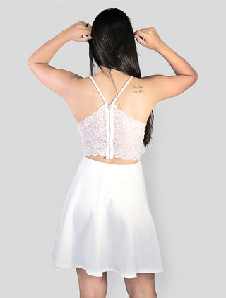 Vestido escote V