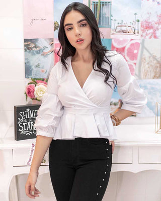 BLUSA BLANCA TABLITAS