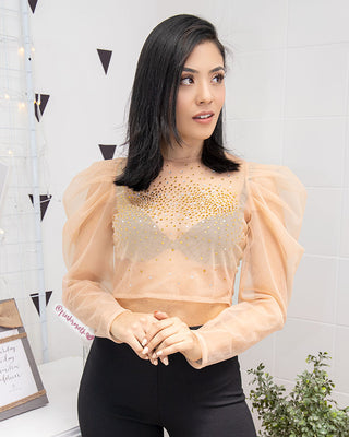 Blusa transparencia