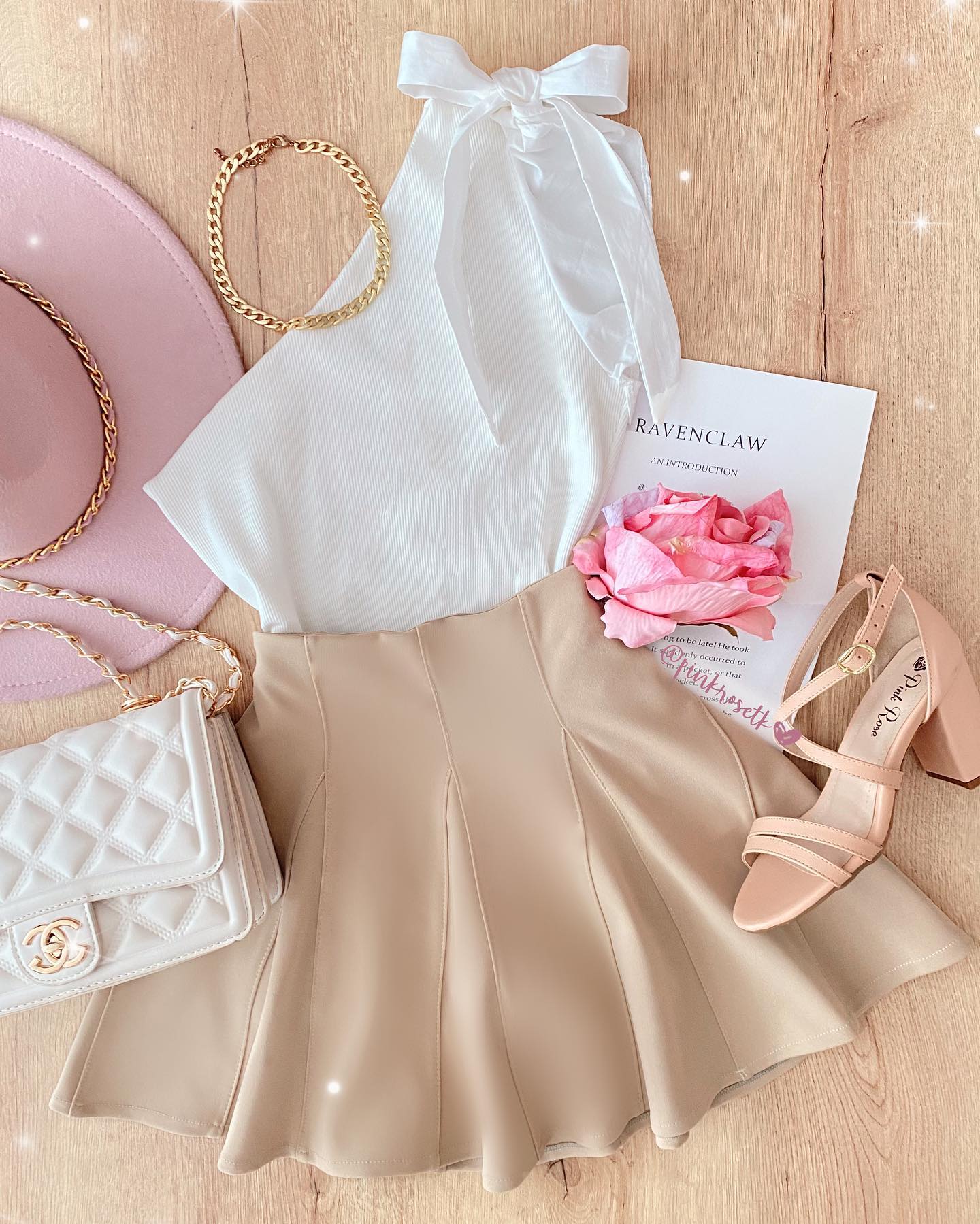 BLUSA DE UNA MANGA CON MOÑO – Pink Rose tk
