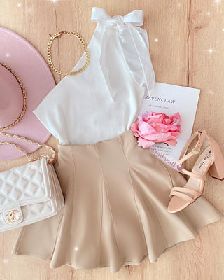 BLUSA DE UNA MANGA CON MOÑO