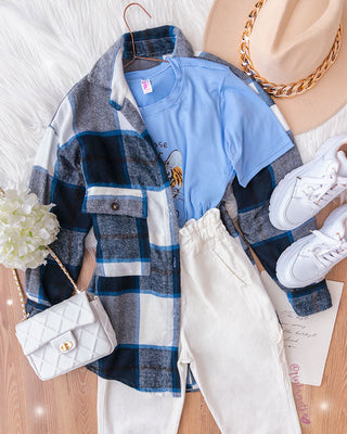 CHAQUETA LEÑADORA AZUL
