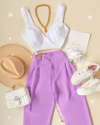 Crop top básico de copas
