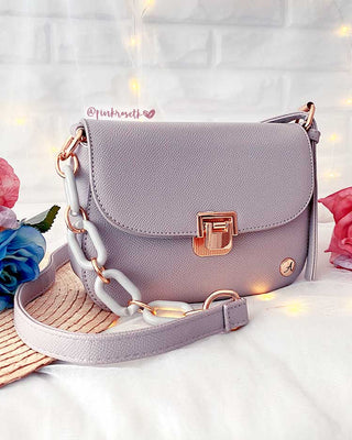 BOLSO LILA LISO