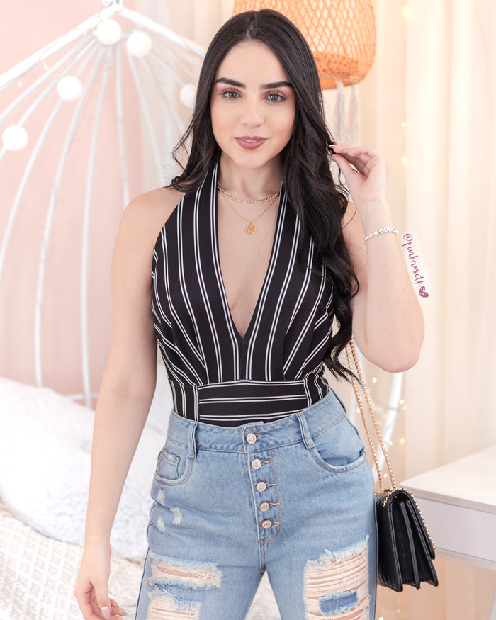 BODY DE ESPALDA DESCUBIERTA – Pink Rose tk - Main Image