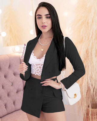 SET FALDA SHORT Y BLAZER