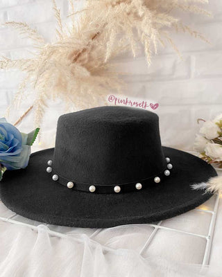 SOMBRERO NEGRO PERLITAS