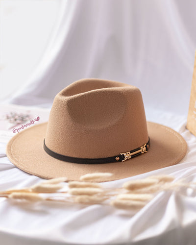 SOMBRERO FEDORA CAMEL