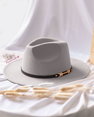 SOMBRERO FEDORA GRIS