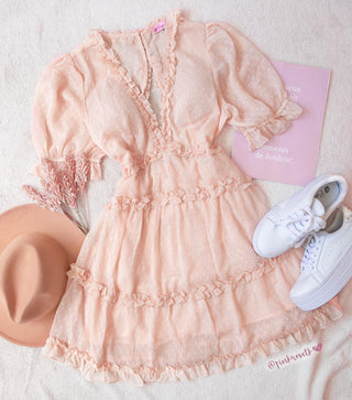 VESTIDO ESCOTE EN V