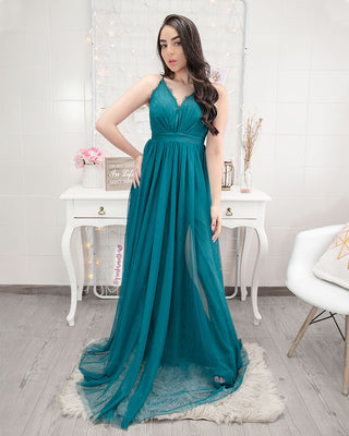 Vestido con encaje