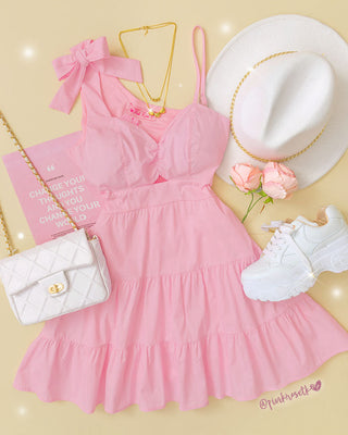 VESTIDO SIZO CON TIRA EN MOÑITO
