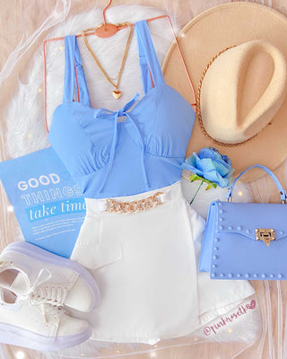 Crop top moñito