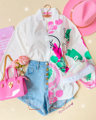 CAMISA  TRAZOS CARAS