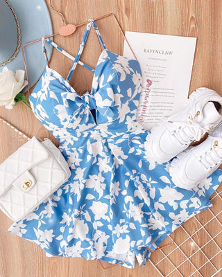 ROMPER AZUL DE MOÑITO