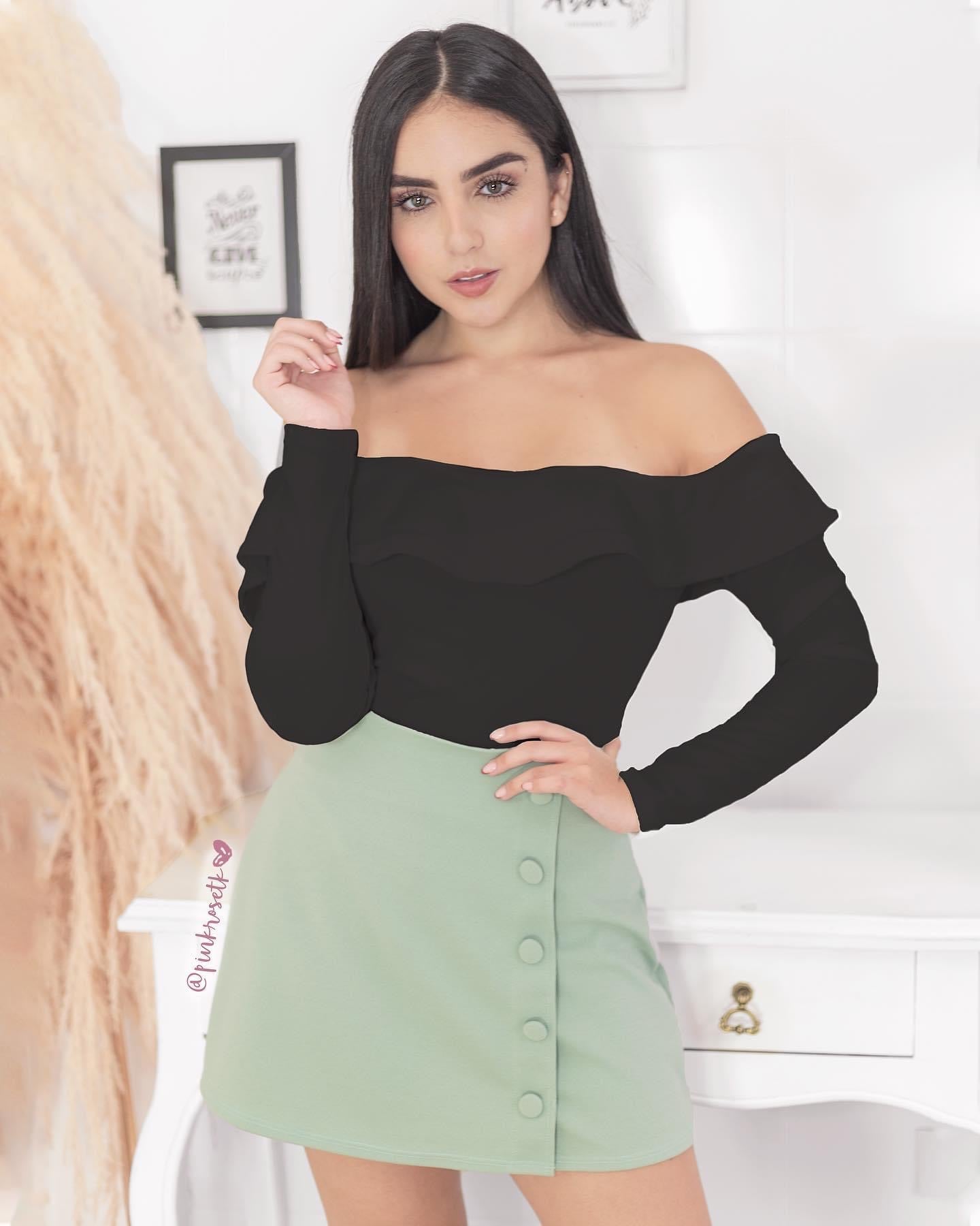 Blusa Cuello Bandeja Modelos De Blusas Con Boleros Blusa Cuello