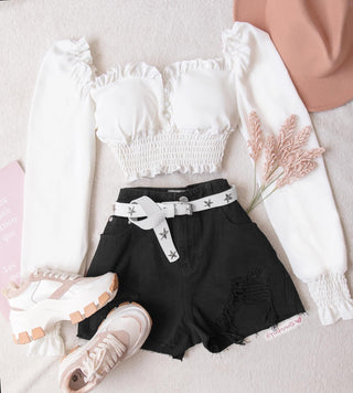 CROP TOP ENRESORTADO