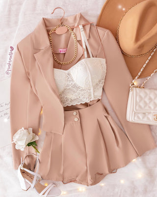 Set de blazer y short