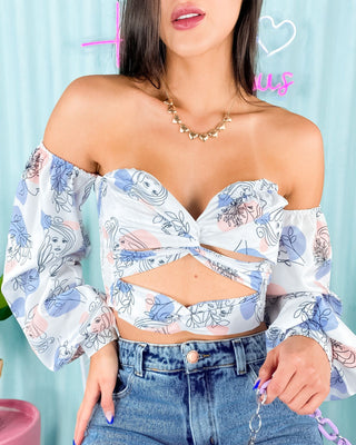 Blusa cruzada trazos