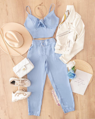 Set de top y pantalón