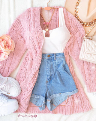 Cardigan tejido suavecito