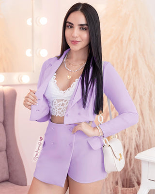 SET FALDA SHORT Y BLAZER