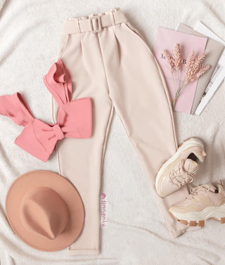 CROP TOP ROSA CON BOLEROS