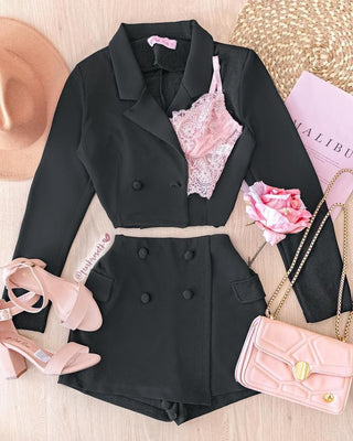 SET FALDA SHORT Y BLAZER