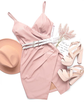 Vestido en cuerina