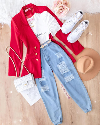 Blazer de botones