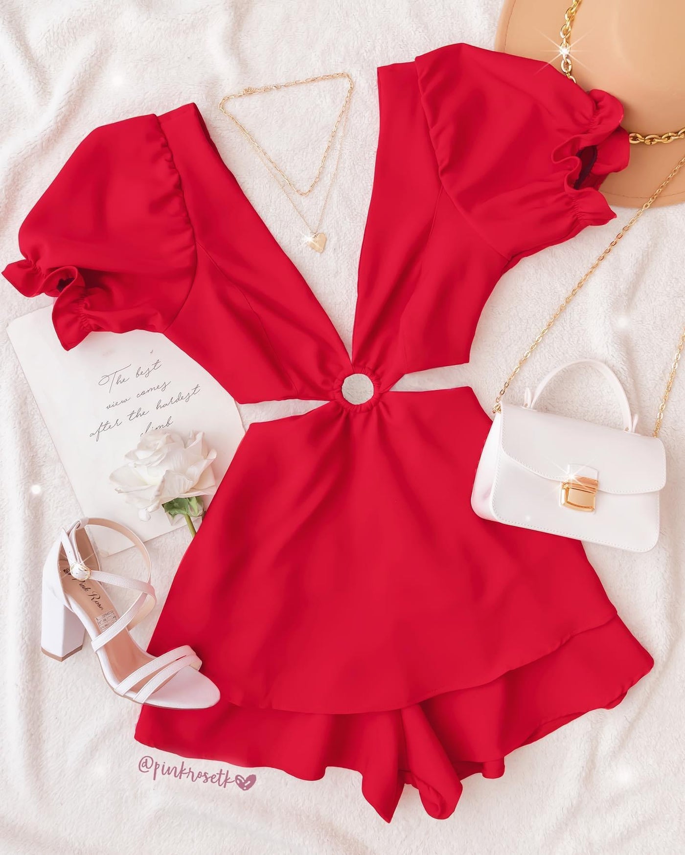 Romper de aro rojo