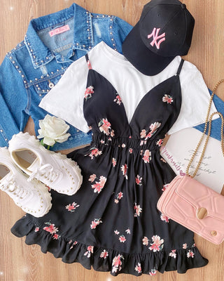 CHAQUETA DE JEAN CON TACHECITOS