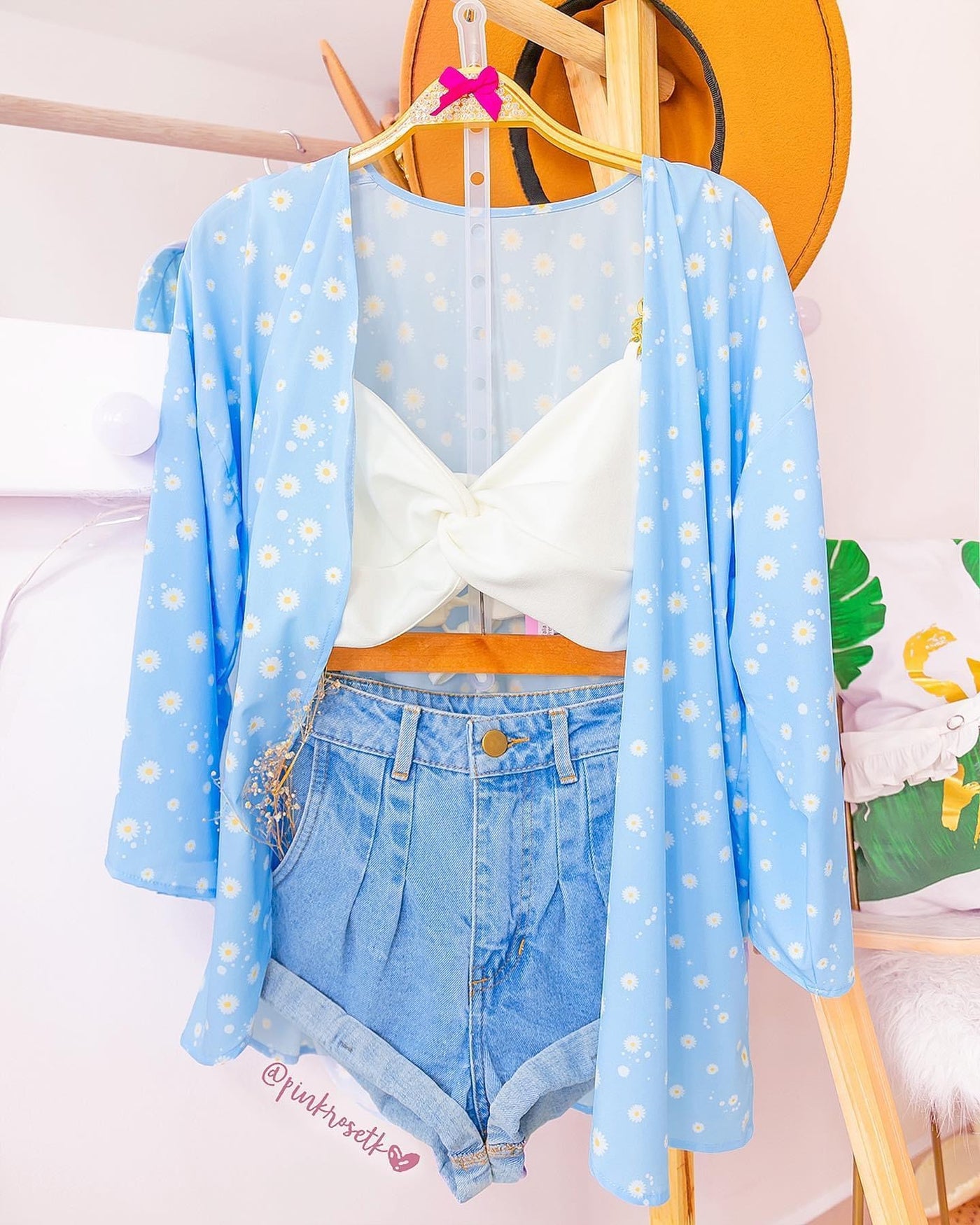 Kimono de margaritas