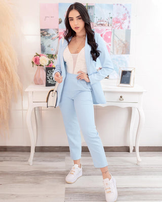 Set de blazer y pantalón