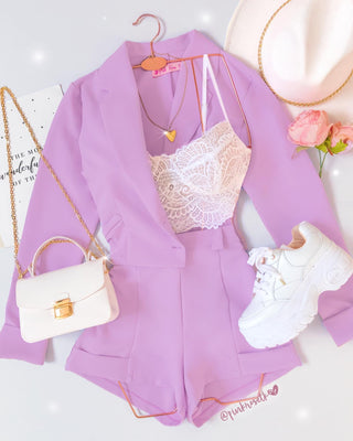 SET DE BLAZER CORTO Y SHORT