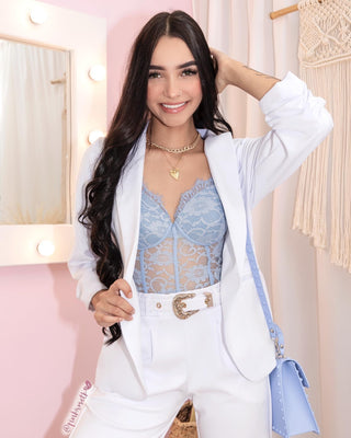 BLAZER DE MANGAS RECOGIDAS