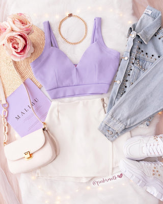 Crop top corazón