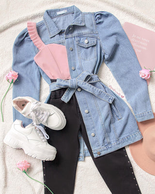 Chaqueta de Jean larga