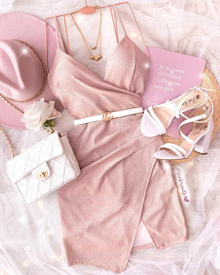 Vestido de brillos