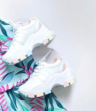 Tenis suela de colores