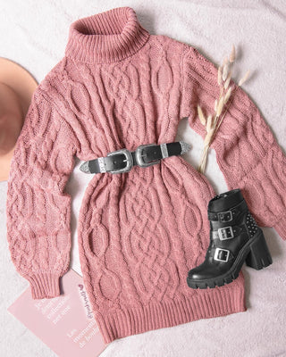 Vestido tejido trenzado